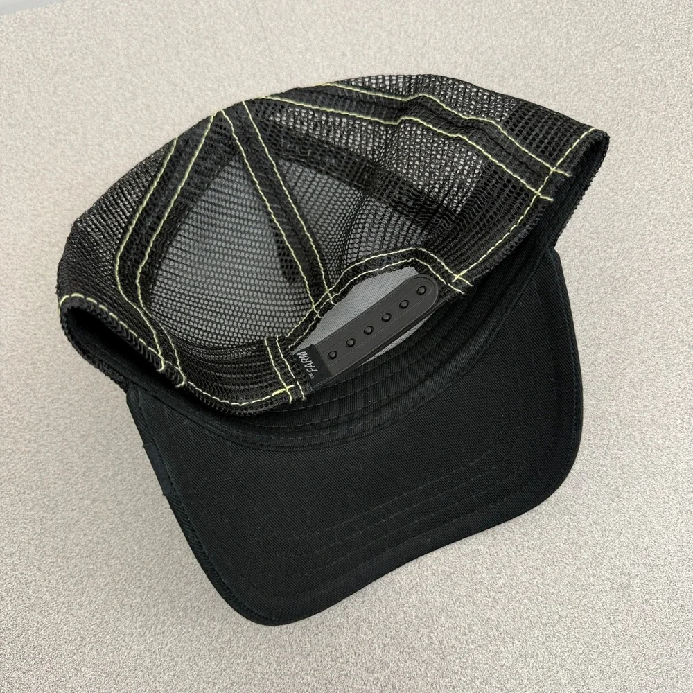 Goorin Bros Hat Unisex OSFM Black The Farm Queen Bee Trucker Snapback Patch